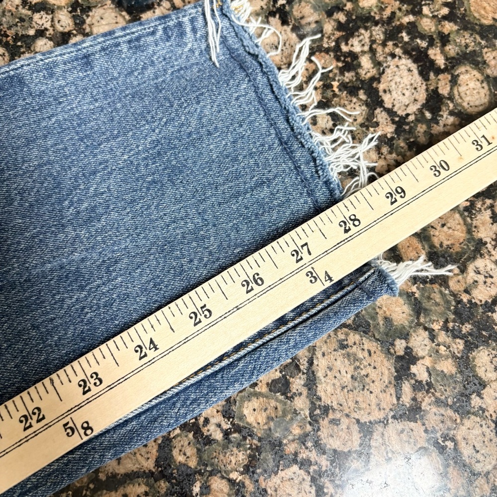 Pilcro Anthropologie The Vintage Straight Jeans Blue Denim Size 27 - Picture 6 of 6